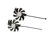 FDMOZRE 1 Ensemble FY09015M12LPA Ventilateur de Carte Graphique Double pour Manli RTX 3060 3070 3050 3060Ti LHR pour Refroidisseur vidéo VGA GPU Gallardo(2 Plugs FY09015M)