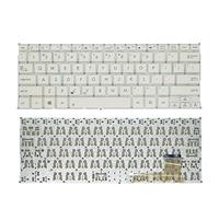 FDMOZRE Clavier d'ordinateur Portable américain pour ASUS pour VivoBook Q200 Q200E S200 S200E X200 X201 X201E x202e MP-12K13US-920W Disposition Anglais(US New White)