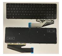 FDMOZRE Clavier d'ordinateur Portable américain pour HP pour Probook 450 G3 G4 455 470 650 G2 655 HSTNN-Q95C Q03C(Backlight US)