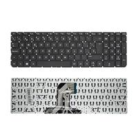 FDMOZRE Clavier d'ordinateur Portable américain Russe SP BR pour HP Pavilion 250 G4 255 256 G5 TPN-C125 PN-C126 15-AC AY AF(SP New)