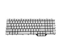 FDMOZRE Clavier d'ordinateur Portable rétroéclairé pour Alienware M17 R2 R3 (Anglais, États-Unis, Blanc)