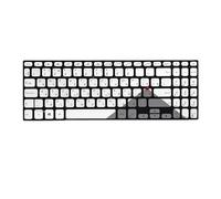 FDMOZRE Clavier d'ordinateur Portable Russe américain avec rétroéclairage pour ASUS pour VivoBook S15 S530UA S5300FN X530M K530FA Y5100UB S5300U S5300F X530UF/UA(RU Silver)