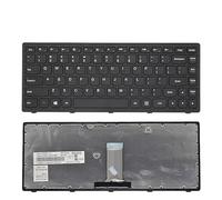 FDMOZRE Clavier d'ordinateur Portable US/RU pour Lenovo G400S G400AS G400AT G400AM G405S G410S/ST Z410 N410/AS S410P FLEX14A FLEX14D FLEX14G(US Black Original)