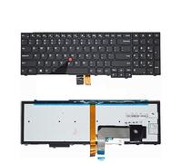 FDMOZRE Clavier d'ordinateur Portable US/RU/SP pour Lenovo pour IBM pour ThinkPad E540 E531 T540 T550S T560S T540P W550 L540 W541 L570 L560 avec rétroéclairage(US with Backlight)