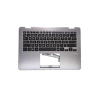 FDMOZRE Clavier Repose-Poignets Italien pour ASUS VivoBook Flip 14 TP401N TP401NA TP401MA F123IT00 F123UK00(SP Spanish)