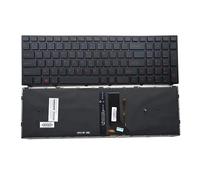 FDMOZRE Clavier rétroéclairé américain pour Hasee T96, T96E, T96C 6-80-N2500-011-1H CVM15F23USJ4301, Anglais, Sapin, Russie