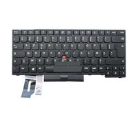 FDMOZRE Clavier rétroéclairé FR GR RU UK pour Lenovo pour ThinkPad E480 E485 E490 E495 L380 L390 T490(FR no Backlit)