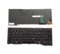 FDMOZRE Clavier rétroéclairé pour Ordinateur Portable Fujitsu Siemens Lifebook T937 T938 T939 (Interface utilisateur espagnole)(UI)