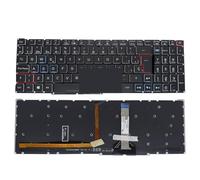 FDMOZRE Clavier rétroéclairé RVB Latin, Espagnol et Russe, pour Acer Predator Helios 300 PH315-54 PH317-55 PH317-56, coloré NK151310B(Spain Version 2)