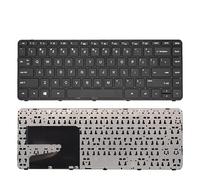 FDMOZRE Clavier Russe Espagnol pour Ordinateur Portable HP Pavilion 14-n 14-n200 MP-13M56LA-698 PK1314C2A24, Cadre Noir(US with Frame)