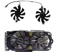 FDMOZRE Lot de 2 refroidisseurs GPU, diamètre 85 mm, Pas Montage 9,8 cm, FL801512VB, pour Alseye RX 580 Go, 5500XT 8G Gaming RTX 3060 12