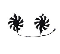 FDMOZRE Lot de 2 refroidisseurs GPU FL8015 12VB, diamètre 85 mm, Pas Montage 9,8 cm, pour Alseye RX 580 Go, RX5500XT, Gaming RTX 3060 12