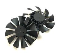 FDMOZRE Lot de 2 Ventilateurs Carte Graphique 95 mm 12 V 0,5 A T129215SU, Refroidisseur VGA, pour ASUS GTX 780-DC2, 780TI, Striker-GTX 760 FD10015H12S