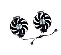 FDMOZRE Lot de 2 Ventilateurs Carte Graphique T129215SU PLA09215S12H pour ASUS Dual RTX 3060Ti V2 OC pour 3060 12 Go(PLA09215S12H)