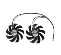 FDMOZRE Lot de 2 Ventilateurs Carte vidéo T129215SU, FDC10H12S9-C, pour SZSJKJ pour CMP 30HX 6 Go Mining, pour RX 5700XT RX5700XT 8 GDDR6(FDC10H12S9-C)