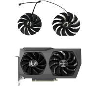 FDMOZRE Lot de 2 Ventilateurs Refroidissement pour GPU, CF1010U12S CF9015H12S, pour ZOTAC Gaming RTX 3070 Twin Edge OC, Blanc, 3060Ti AMP, LHR