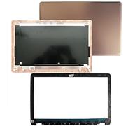 FDMOZRE pour HP 15-DA 15-DB 15T-DA 15T-DB TPN-C135 TPN-C136 250 G7 255 Ordinateur Portable LCD Couverture arrière/Lunette Avant/Repose-Poignets/boîtier inférieur(Rose Gold A B)