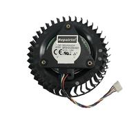 FDMOZRE Ventilateur de Carte Graphique BFB1012SHA01 BV5 DC12V 2.40A, 4 Broches pour AMD XFX MSI RX pour Vega 64 56 Version publique VGA GPU Refroidissement vidéo