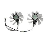 FDMOZRE Ventilateur de Carte Graphique GA92S2H, pour Galax GTX1660 Super EX, Blanc, pour GTX 1660Ti (OC 1 clic), RTX2060, 2 pièces/Ensemble(White GA92S2H)