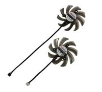FDMOZRE Ventilateur de Carte Graphique PNY pour GeForce RTX 2070 Super 8 Go XLR8 Gaming Overclocked Edition, lot 2 pièces FDC10H12S9-C(Type B FDC10H12S9C)