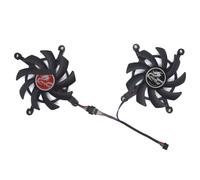FDMOZRE Ventilateur de Carte Graphique, Refroidisseur vidéo pour Colorful GTX 1660 1660Ti 2060 6G Battle AX pour RTX 2060S Super 8GB(Type B Fan)