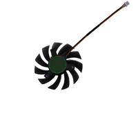FDMOZRE Ventilateur de Carte Graphique T128010SM 3 Broches Lignes, pour Gigabyte GeForce GT 1030 2 Go OC, GIGABYTE GV-N730 GV-N610AX-1GI, Refroidissement vidéo VGA GPU