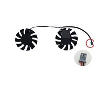 FDMOZRE Ventilateur de Carte Graphique VGA, Refroidisseur, XY-D05510S, HA5510H12F-Z, pour MSI GTX1650 1650 LP OC V1(2Pin HA5510H12F-Z)