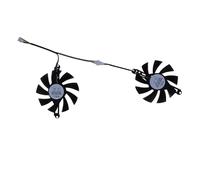 FDMOZRE Ventilateur de Carte vidéo VGA pour AMD MLLSE RTX 3070M 8 Go, pour RX 5500 XT 5500XT, FL8015 12VB