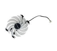 FDMOZRE Ventilateur de Refroidissement 102 mm GFY10015H12SPA 4 Broches 6 pour KFA2 pour Galax pour GeForce RTX 3060 3060Ti 3070 3070Ti EX Blanc(6pin)