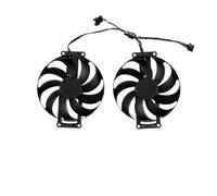 FDMOZRE Ventilateur de Refroidissement 90 mm 6 Broches CF9010U12D pour Carte Graphique ASUS Dual RTX 3060 TI 8G Mini V2 LHR T129215SU(Black 2-Fan)