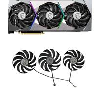 FDMOZRE Ventilateur vidéo PLD10010B12HH pour MSI RTX 3090 3070 3080 3070Ti SUPRIM X PLD09210S12HH pour Gaming Trio(PLD10010B12HH)
