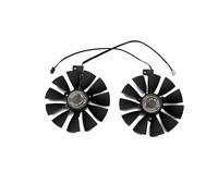 FDMOZRE Ventilateurs 87 mm FDC10U12S9-C 4 Broches RTX 2060 2070 2080 Dual OC pour Carte Graphique ASUS GeForce RTX2080 RTX2070 Gaming(2PCS)