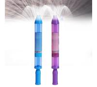 FDOSIJFOS Arroseurs de pelouse, Jouet de pulvérisation d'eau Style feu d'artifice 2025 for Couples, Pistolet arroseur extractible à Haute Pression, Jouets interactifs Amusants(Blue+Purple)