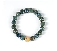FDOSIJFOS Bracelet en Bois de Bodhi, Bracelet délicat et Charmant en Perles de Racine de Bodhi, Bracelet Extensible Simple à Boucle Unique for Hommes et Femmes, méditation, Yoga