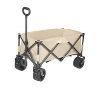 FDOSIJFOS Chariots de Camping, Chariot Pliable Portable d'extérieur de Type Van Gather, remorque Camping, étal d'épicerie, Petit Chariot à Tirer(Black,A)
