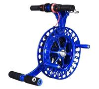 FDOSIJFOS Enrouleur de cerf-Volant, Enrouleur de Fil cerf-Volant, Roue préhension Bleue, Grand Enrouleur, for Adultes, for Le vol en extérieur(32cm)
