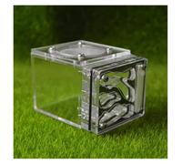 FDOSIJFOS Fourmilière, Fourmilière Nid Château Acrylique Transparent Ferme Villa Maison Atelier Unique Fait Main(Black)