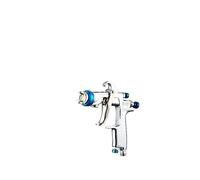 FDOSIJFOS pulvérisateurs de Peinture, Pistolet pulvérisateur 400cc, Pot en Plastique, gobelet métal 1,3/1,8mm, Outil d'aérographe pneumatique Authentique(181g Metal Pot)