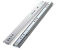 FDQAMLKX Coulisses à Fermeture amortie pour tiroirs, 1000 mm, à roulement à Billes, pour Un coulissement Fluide. Installation Facile. Idéal pour Les Meubles de Cuisine et Les placards.