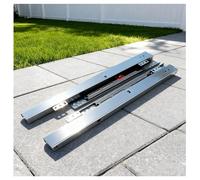 FDQAMLKX Coulisses de tiroir à Fermeture amortie sous Plan, 830 Pouces - Rails à Extension complète en 3 Sections avec Verrouillage pour Une efficacité de Rangement optimale et Une fluidité de fermet