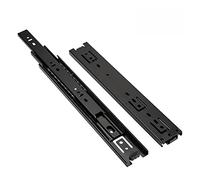 FDQAMLKX Glissières de tiroir Robustes à roulement à Billes de 600 mm, en métal, pour Une Fermeture Fluide et Un Support jusqu'à 50 kg. Idéales pour Les Solutions de Rangement de la Cuisine et du Gar