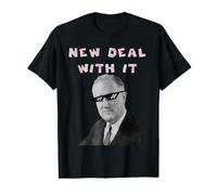 FDR New Deal avec Elle T-Shirt Graphique avec Valeur