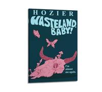 FDRPMHC Hozier Poster sur toile de style Wasteland Baby - Décoration murale moderne pour salon, chambre à coucher - 20 x 30 cm - Cadre