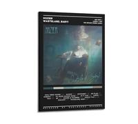 FDRPMHC Hozier Toile murale avec cadre Motif Wasteland Baby! 40 x 60 cm