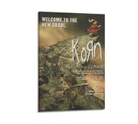 FDRPMHC Korn Follow The Leader-1 Toile murale moderne avec cadre pour salon, chambre à coucher, 40 x 60 cm