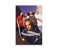 FDRPMHC Poster du groupe de chanteurs KORN dans les années 90, décoration murale sur toile pour salon, chambre à coucher, 40 x 60 cm, style moderne