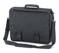 **** FDS 240222 ***** Cartable sacoche porte documents à bandoulière - QD65 - gris graphite Gris G