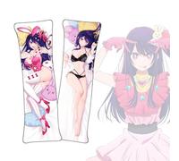 FDSAD Housse de Coussin Hoshino AI《OSHI NO KO》 Housse de Coussin Double Face Anime Dakimakura Grandeur Nature