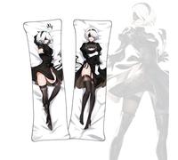 FDSAD Housse de Coussin Nier: Automata 2B Dakimakura Anime Housse de Coussin pour Le Corps taie d'oreiller Courte en Peluche