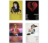 FDSFE Conan Gray Lot de 4 affiches imprimées sur toile pour décoration de salon, chambre à coucher - Sans cadre - 30 x 45 cm